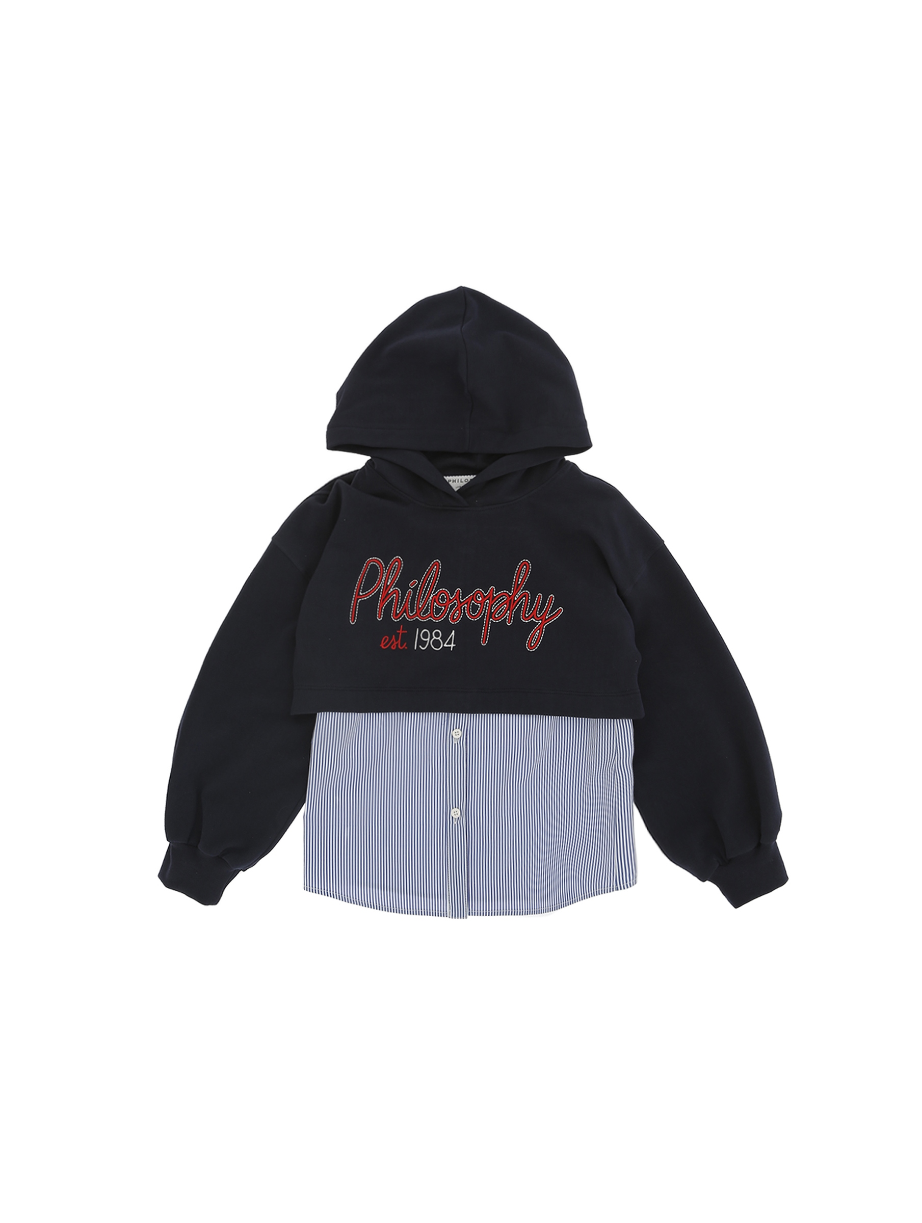 Felpa, bambino, logata.