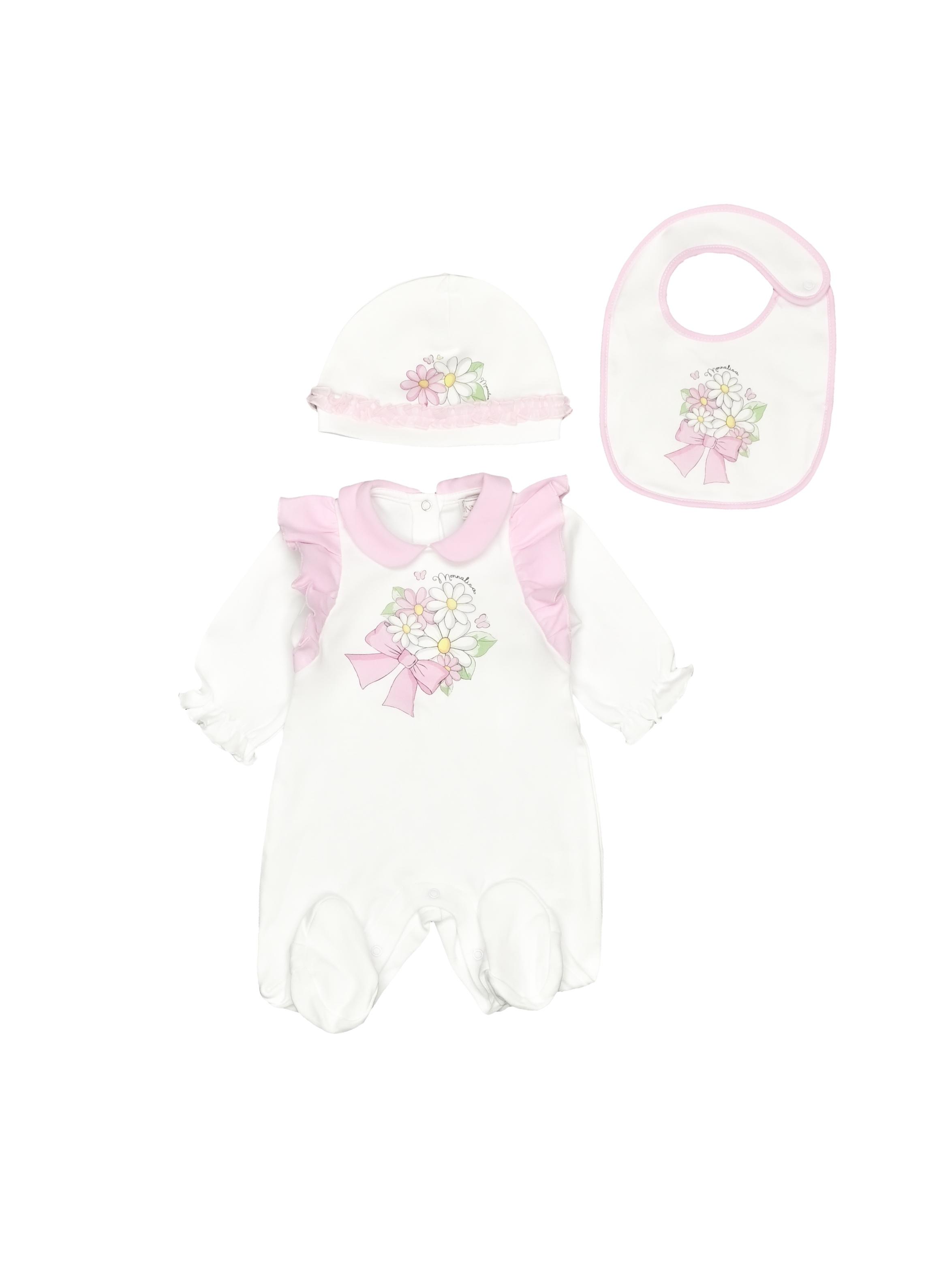 Tutine Neonato Monnalisa Bavaglino Tutina Neonata Monnalisa