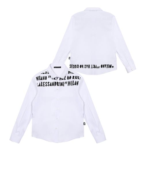 Camicia, bambino, logata. ALESSANDRINI | 1231C00215WH