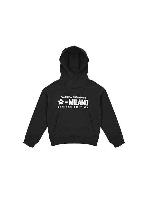 Felpa, bambino, logata. ALESSANDRINI | 1231F00200BK