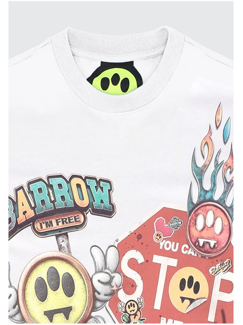T-shirt, unisex, logata. BARROW | F5BKJUTH227002