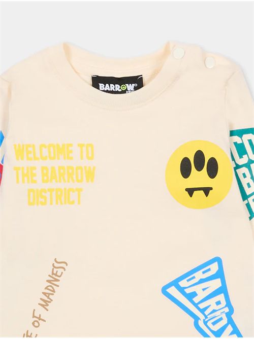 T-shirt, unisex, logata. BARROW | F5BKUNTH215013