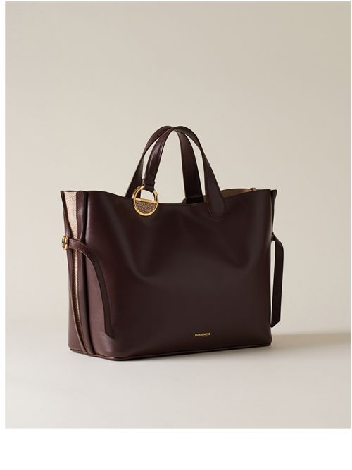 Borsa, donna, logata. BORBONESE | 91010104AU5069