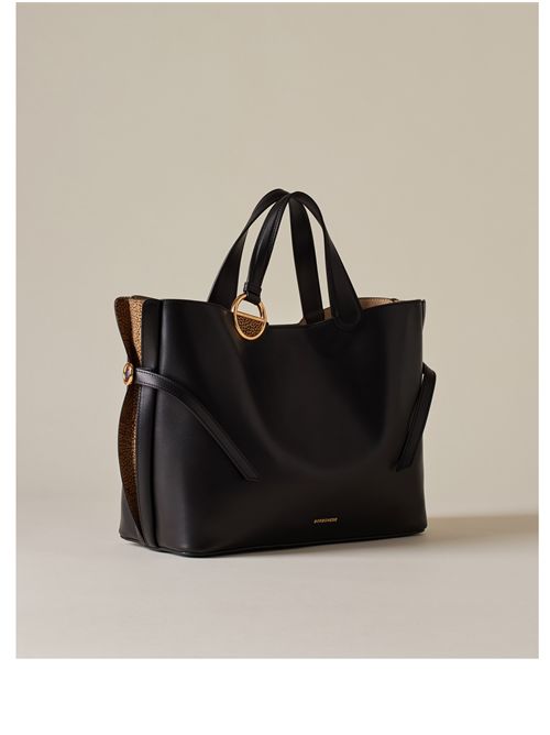 Borsa, donna, logata. BORBONESE | 91010104AU5480