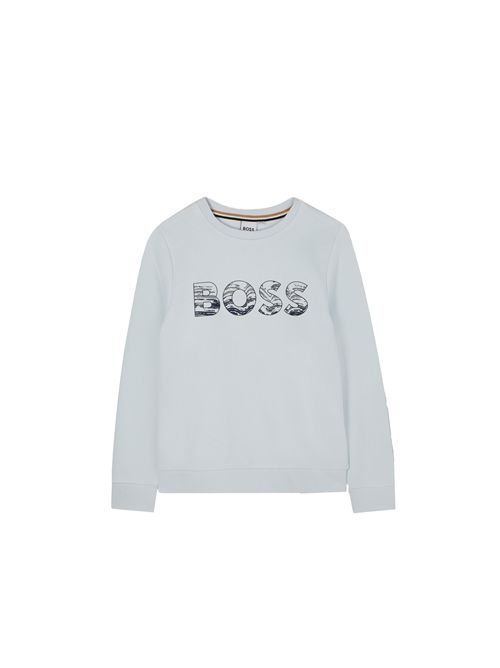 Felpa, bambino, logata. BOSS | J52349791