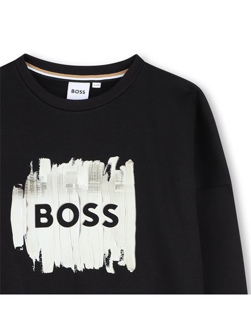 Felpa, bambino, logata. BOSS | J5235609B