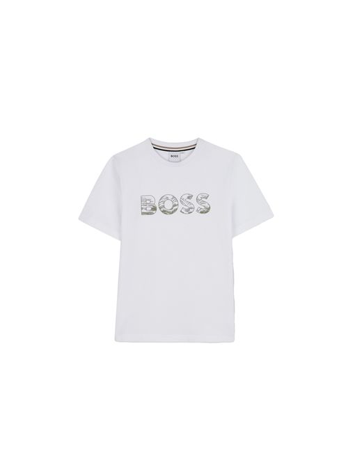 T-shirt, bambino, logata. BOSS | J5235810P