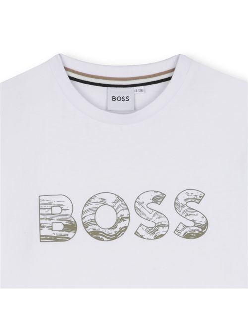T-shirt, bambino, logata. BOSS | J5235810P
