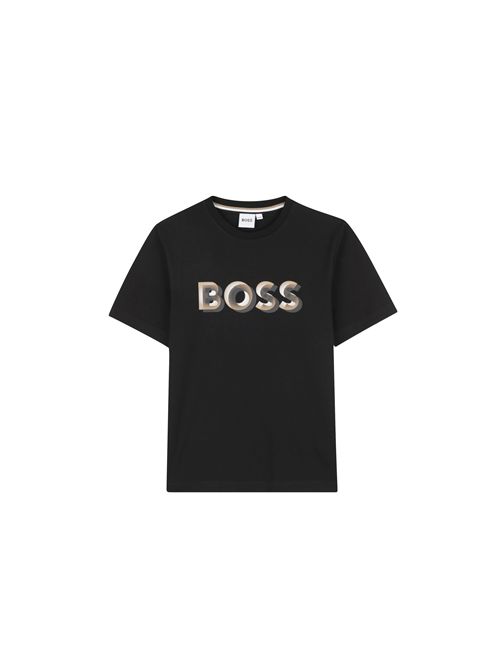 T-shirt, bambino, logata. BOSS | J5236009B