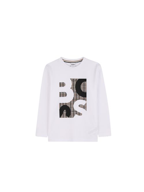 T-shirt, bambino, logata. BOSS | J5236210P
