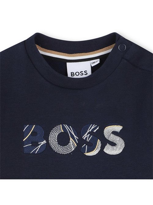 Felpa, bambino, logata. BOSS | J52457849