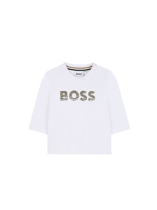 T-shirt, bambino, logata. BOSS | J5246710P