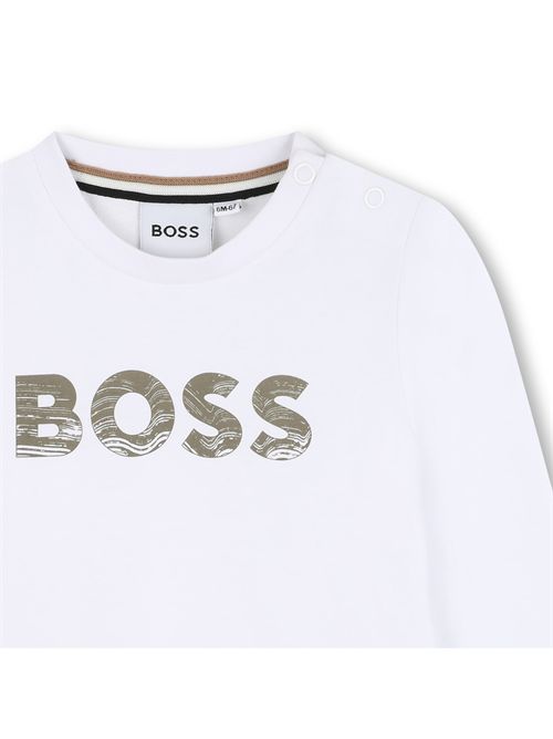 T-shirt, bambino, logata. BOSS | J5246710P