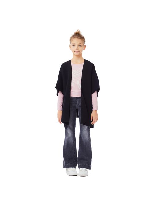 Poncho, bambina, logato. LIU.JO | GF5205MA12PP9009