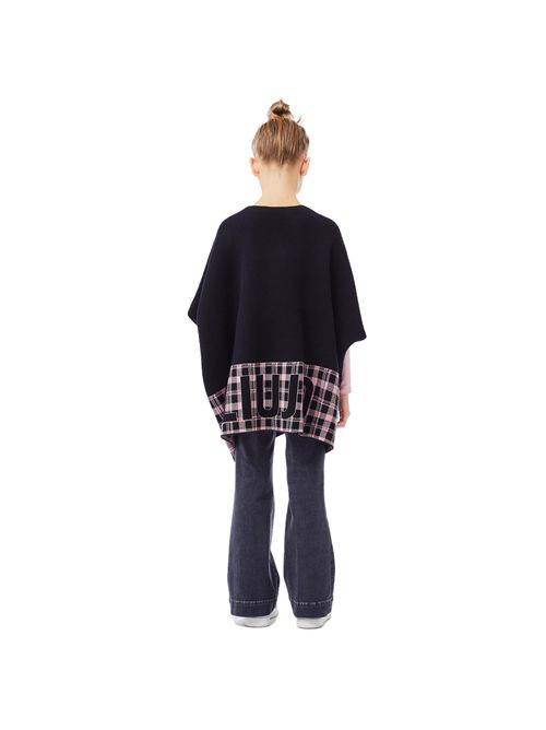 Poncho, bambina, logato. LIU.JO | GF5205MA12PP9009