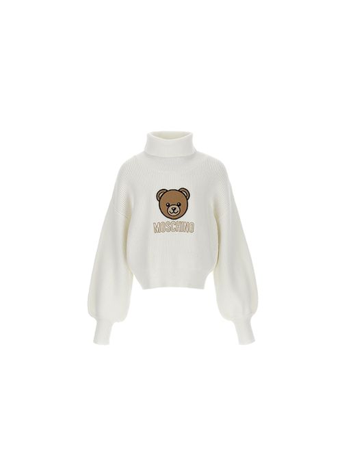 Maglia, bambina, logata. MOSCHINO | HDW02ALHE7710063