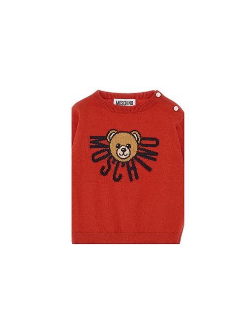 Maglia, bambina, logata. MOSCHINO | M7W00JLHE4350109