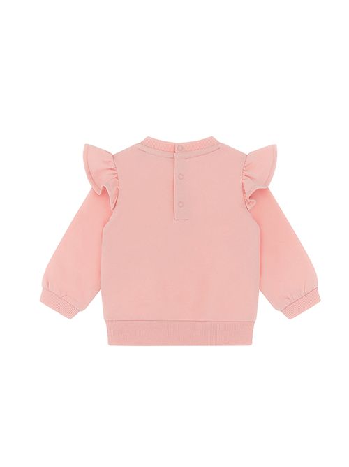 Felpa, bambina, logata. MOSCHINO | MDF032LCA6050209