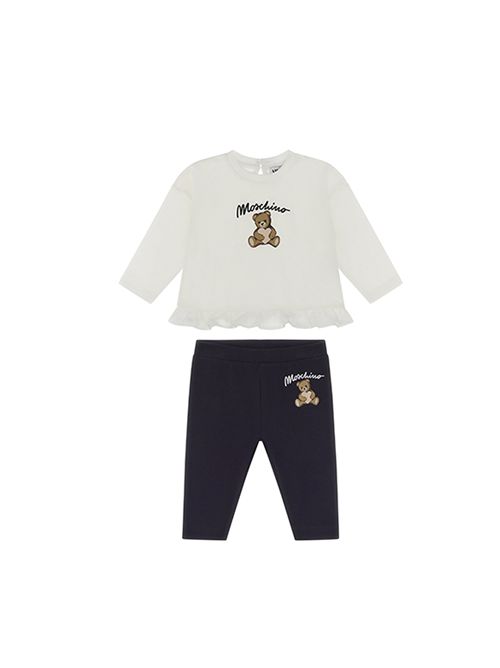 Completo, bambina, logato. MOSCHINO | MDK03CLBA1183933