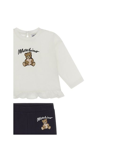 Completo, bambina, logato. MOSCHINO | MDK03CLBA1183933