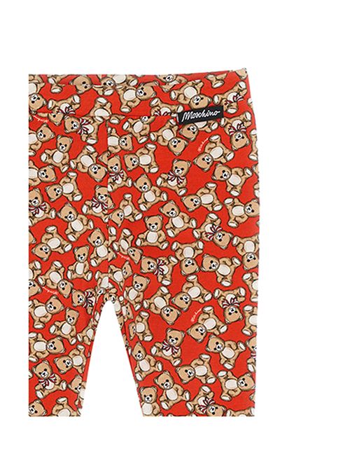 Leggings, bambina, logati. MOSCHINO | MHP032LBB8E84924