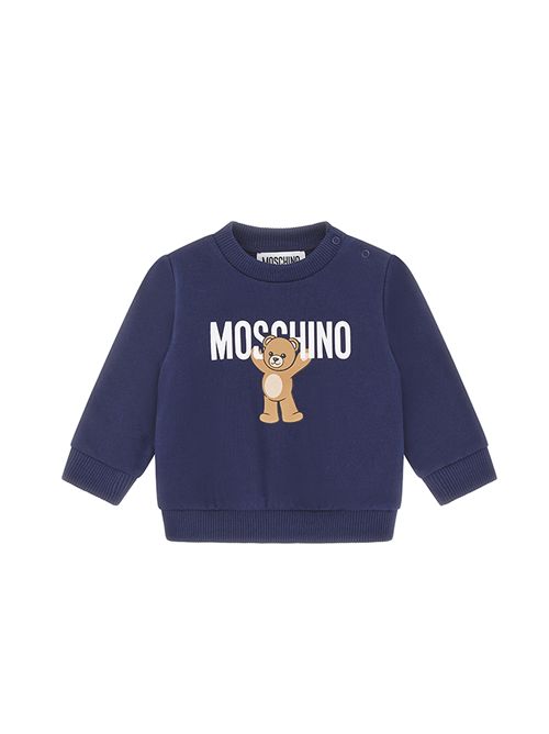Felpa, unisex, logata. MOSCHINO | MNF060LCA4040016