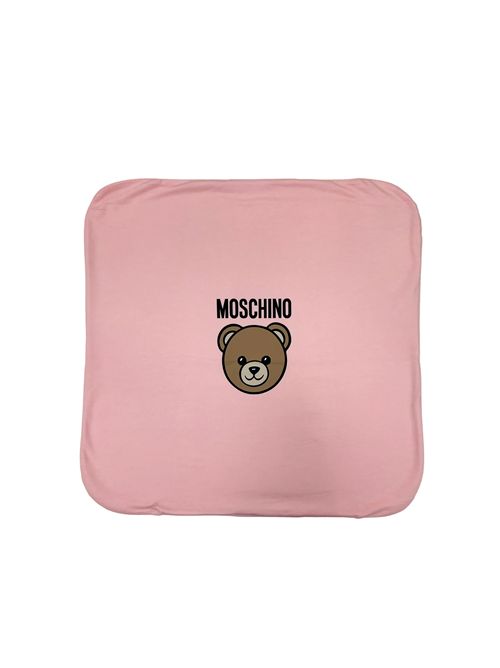 Coperta, neonato, logata. MOSCHINO | MQB00FLCA4050209
