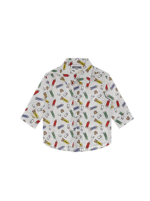 Camicia, unisex, logata. MOSCHINO | MUC01HLMB3184853