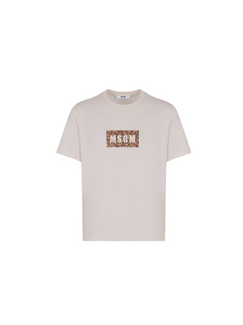 T-shirt, unisex, logata. MSGM | F5MSJBTH300013