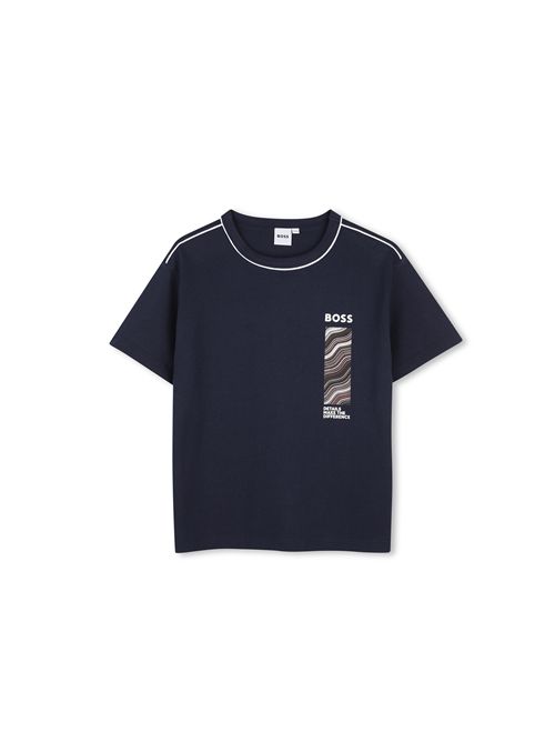 T-shirt, bambino, logata. BOSS | J53413849