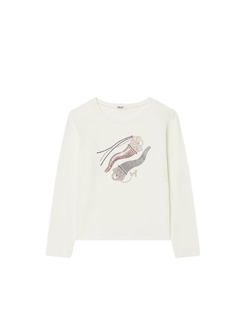 T-shirt, bambina, logata. LIU.JO | GF6129JS003L9236