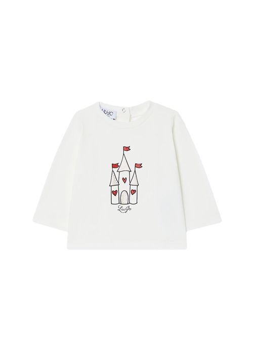 T-shirt, bambina, logata. LIU.JO | HF6059JS003DDX11