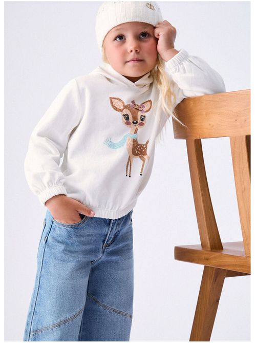 Felpa, bambina, logata. LIU.JO | KF6012FS724L9098