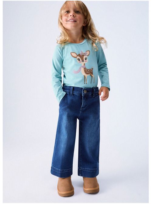 T-shirt, bambina, logata. LIU.JO | KF6035JS003L9135