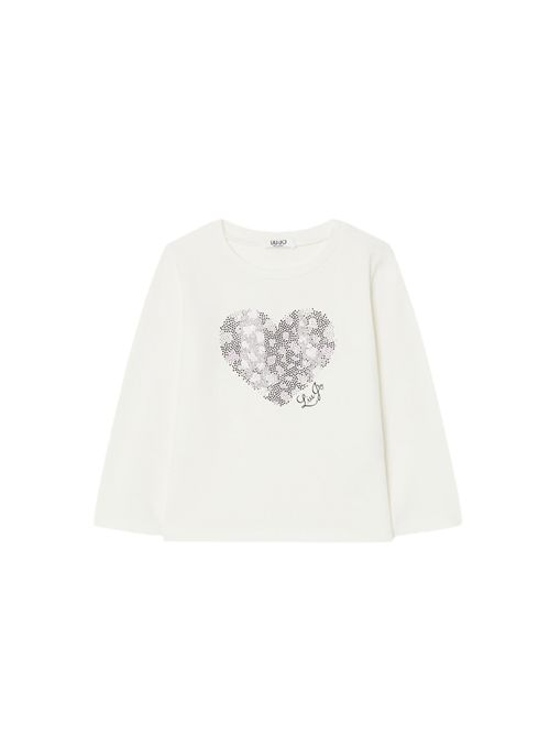 T-shirt, bambina, logata. LIU.JO | KF6042JS003U9325