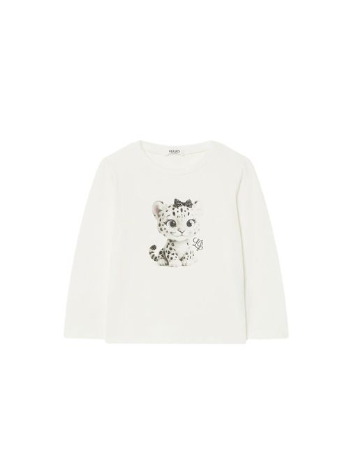 T-shirt, bambina, logata. LIU.JO | KF6043JS003M9688