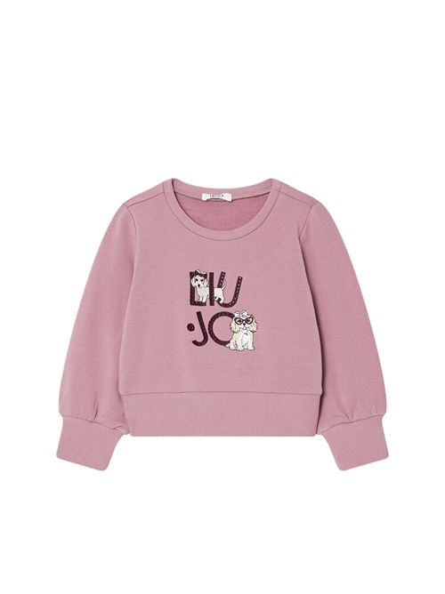 Felpa, bambina, logata. LIU.JO | KF6078FS724L9278