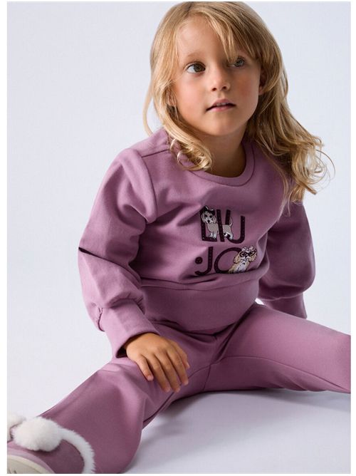 Felpa, bambina, logata. LIU.JO | KF6078FS724L9278