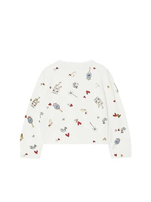 Cardigan, bambina, logato. LIU.JO | KF6106MA07EDDX08