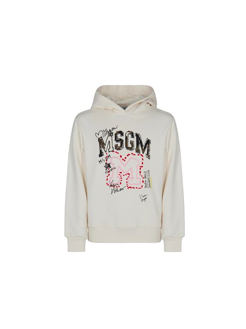 Felpa, bambina, logata. MSGM | F6MSJGHS315013