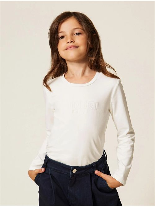 T-shirt, bambina, logata. TWINSET | 262GB202F00282