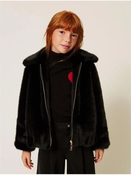 Pelliccia, bambina, logata. TWINSET | 262GJ204000006