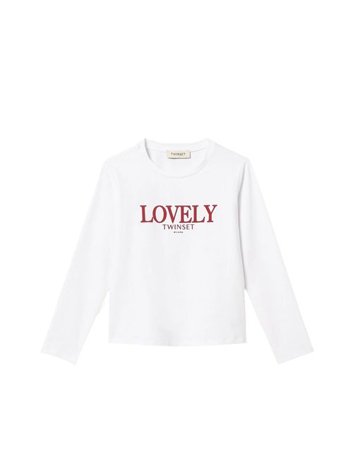 T-shirt, bambina, logata. TWINSET | 262GJ226313865