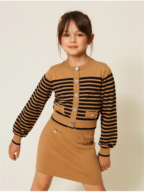 Cardigan, bambina, logato. TWINSET | 262GJ303013772