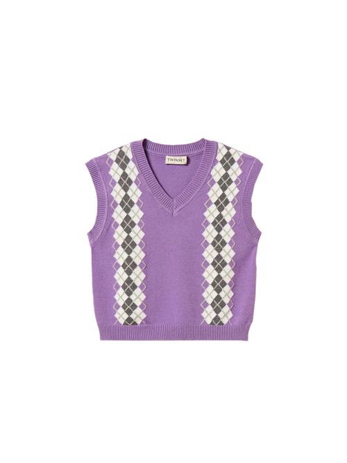 Gilet, bambina, logato. TWINSET | 262GJ305013778