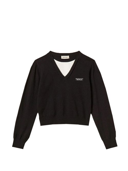 Maglia, bambina, logata. TWINSET | 262GJ306312295