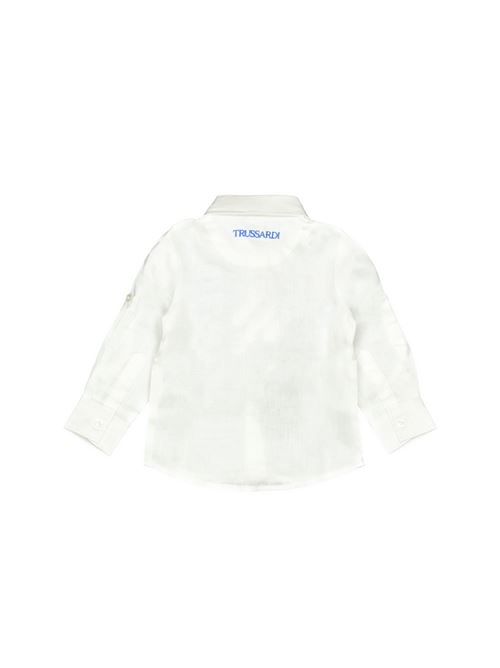 Camicia, bambino, logata. TRUSSARDI | TIP24025CAWHSU