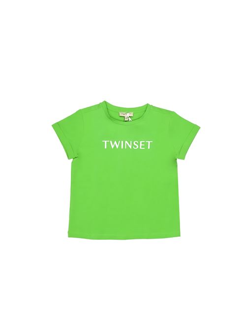 T-shirt, bambina, logata. TWINSET | 241GJ224511248