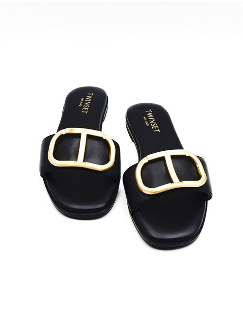 Ciabatta, donna, logata. TWINSET | 241TCP12A00006