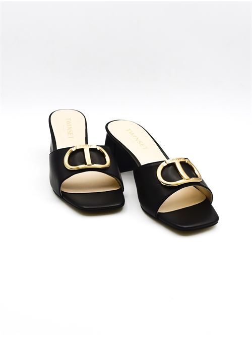 Ciabatta, donna, logata. TWINSET | 241TCP18200006